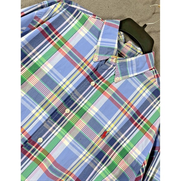 Polo by Ralph Lauren Other - Polo Ralph Lauren Men's Shirt L Multi Plaid Blue Classic Fit Button Up